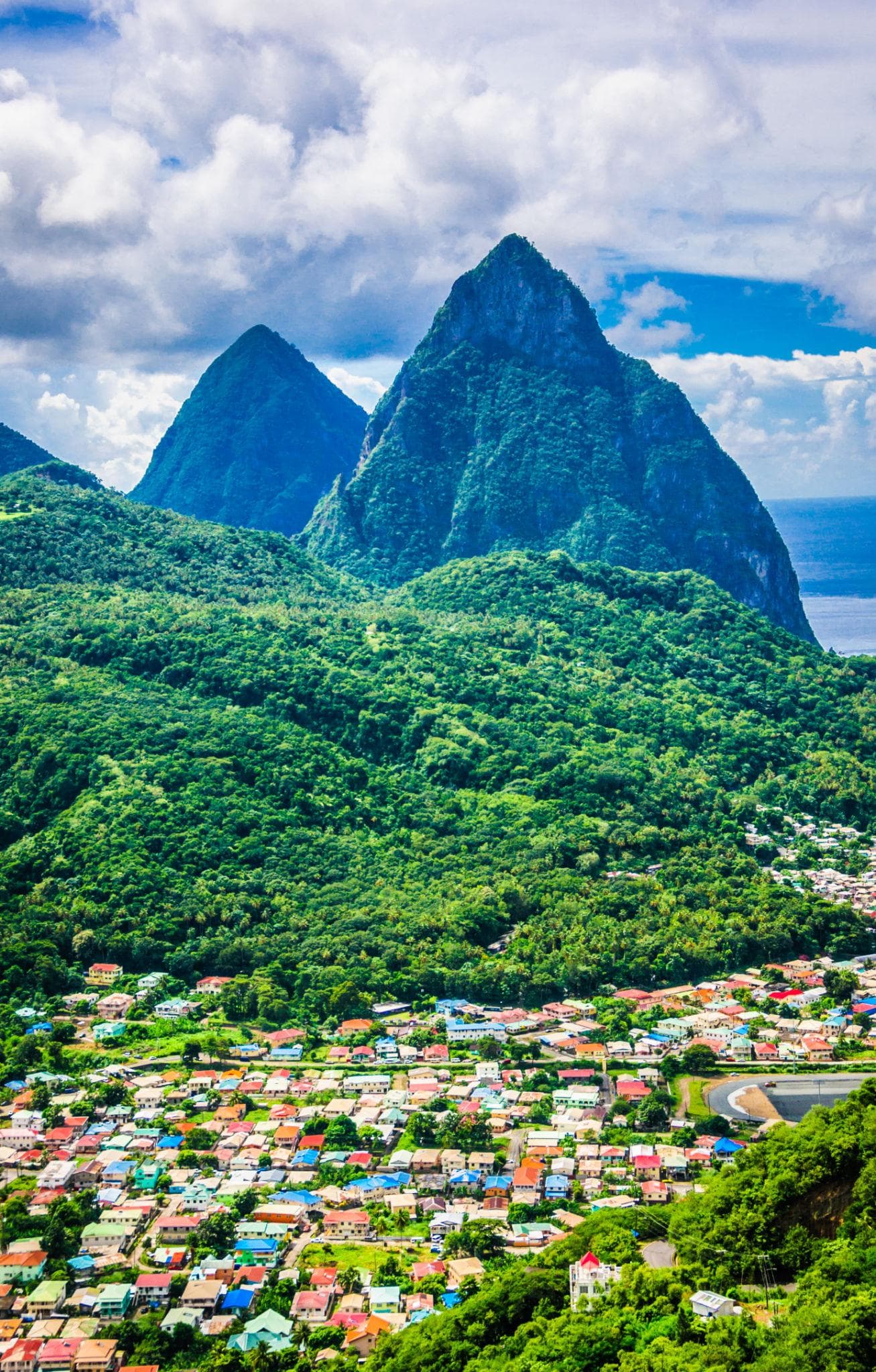 Soufrière & the Pitons, St. Lucia